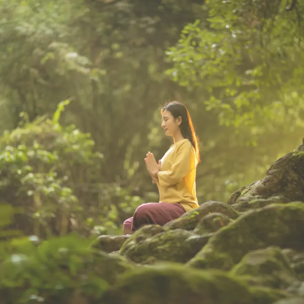 Connecting with purpose, meaning, or something larger than yourself.