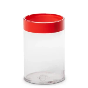 TH444-Plexiglass shell red for cup applicator
