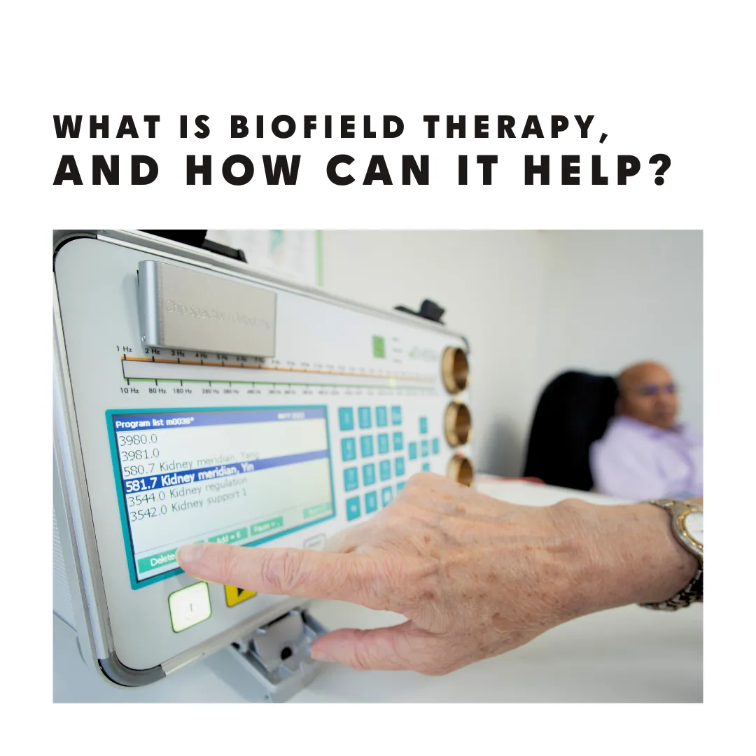 Thera Wellness Biofield Therapy device in use for corporate wellness to reduce stress and enhance mental clarity.