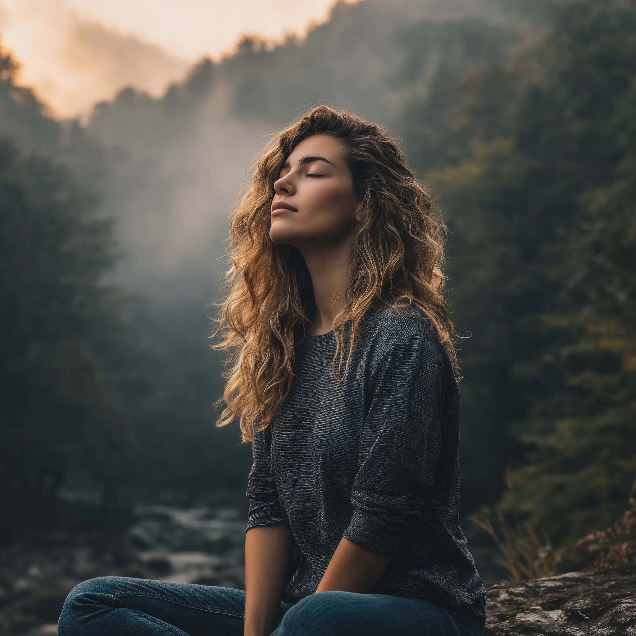 Mindful reflection in nature as part of reclaiming your digital life and reducing tech addiction.