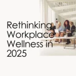 Corporate team discussing innovative wellness strategies for 2025, including Biofield Technology integration.