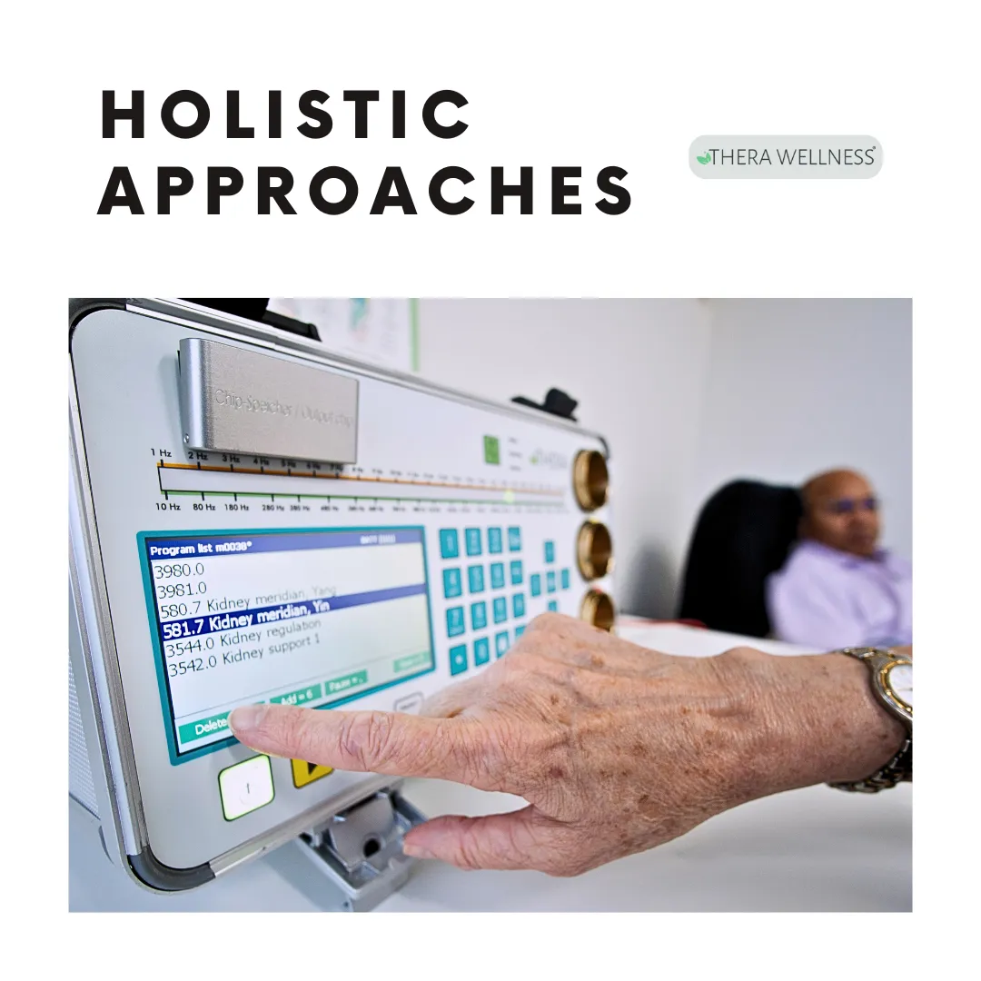 Biofield Technology device in use for somatic therapy at Thera Wellness®
